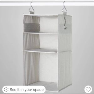 NEW Brightroom 3 Shelf Fabric Storage Organizer